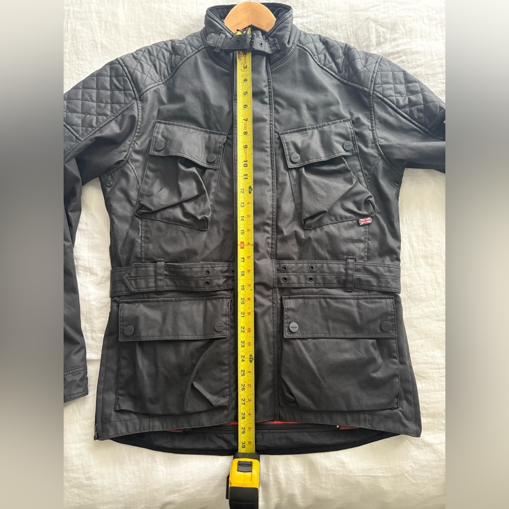 Triumph Beck Waxed Canvas Motorcycle Jacket + INCLUDED ARMOR! - Picture 6 of 13